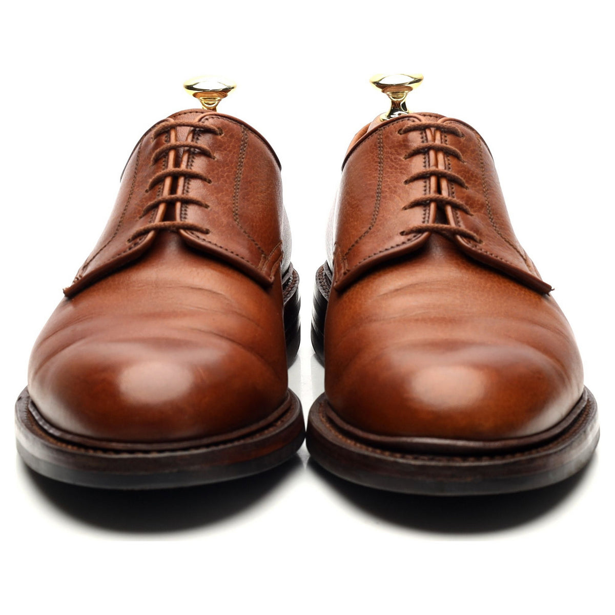 &#39;Grasmere&#39; Tan Brown Leather Derby UK 7 E