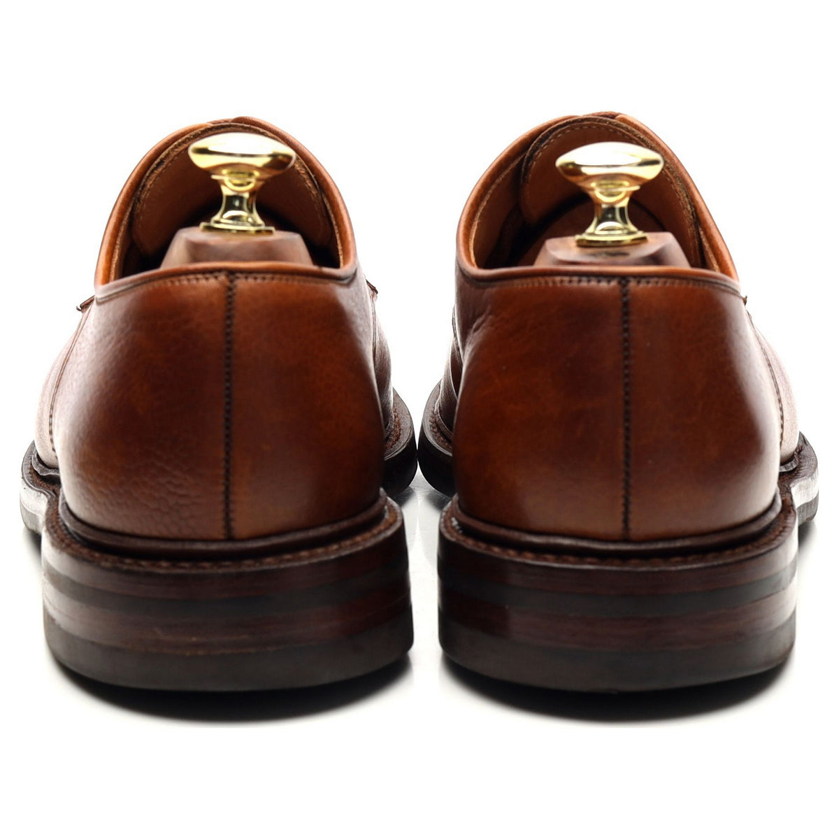 &#39;Grasmere&#39; Tan Brown Leather Derby UK 7 E