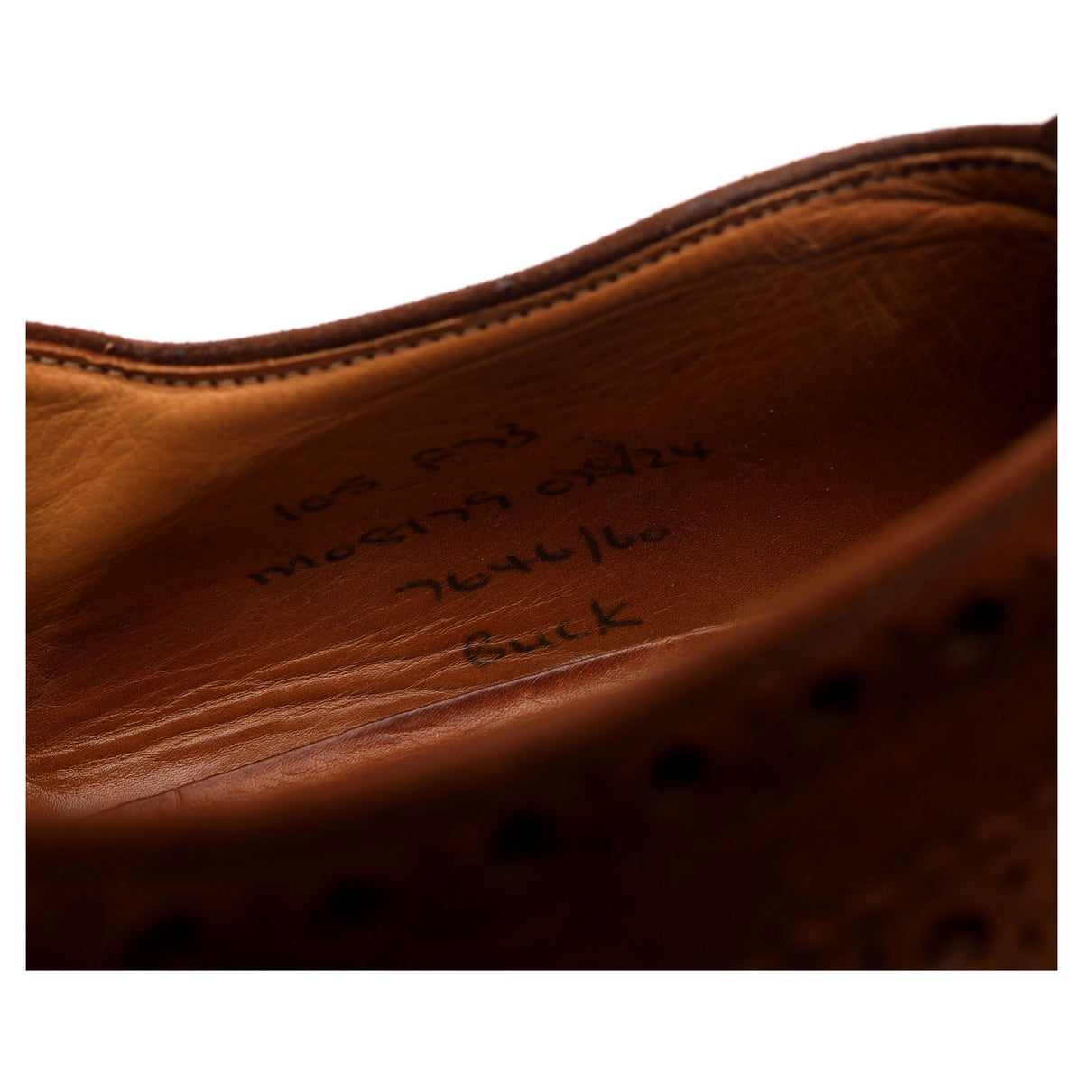 &#39;Buck&#39; Brown Suede Oxford Brogues UK 10.5 F