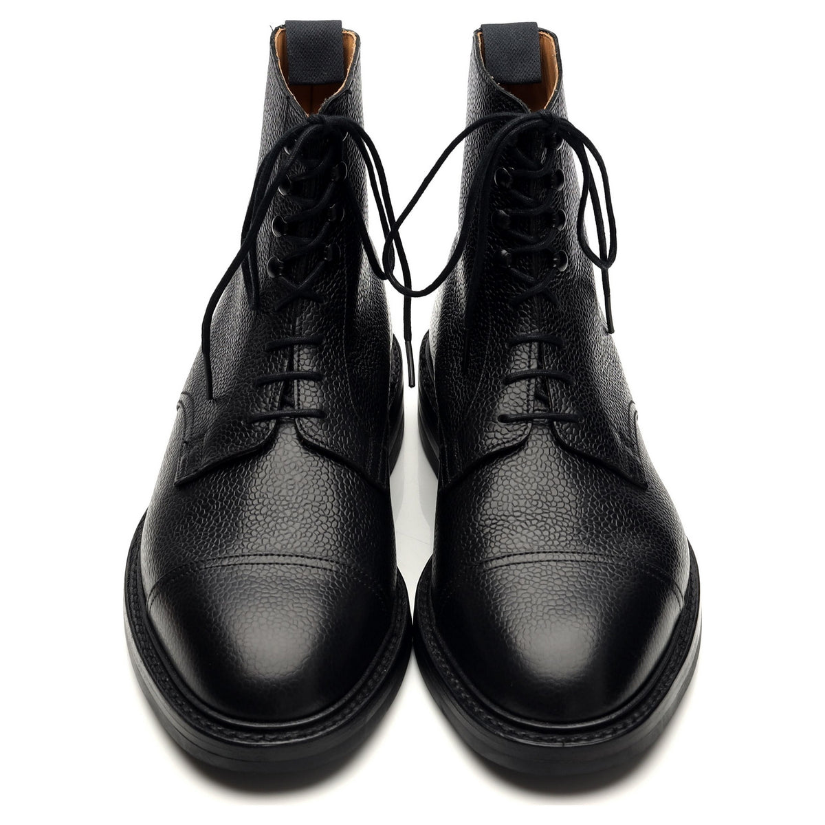 &#39;Coniston&#39; Black Grain Leather Boots UK 7 E