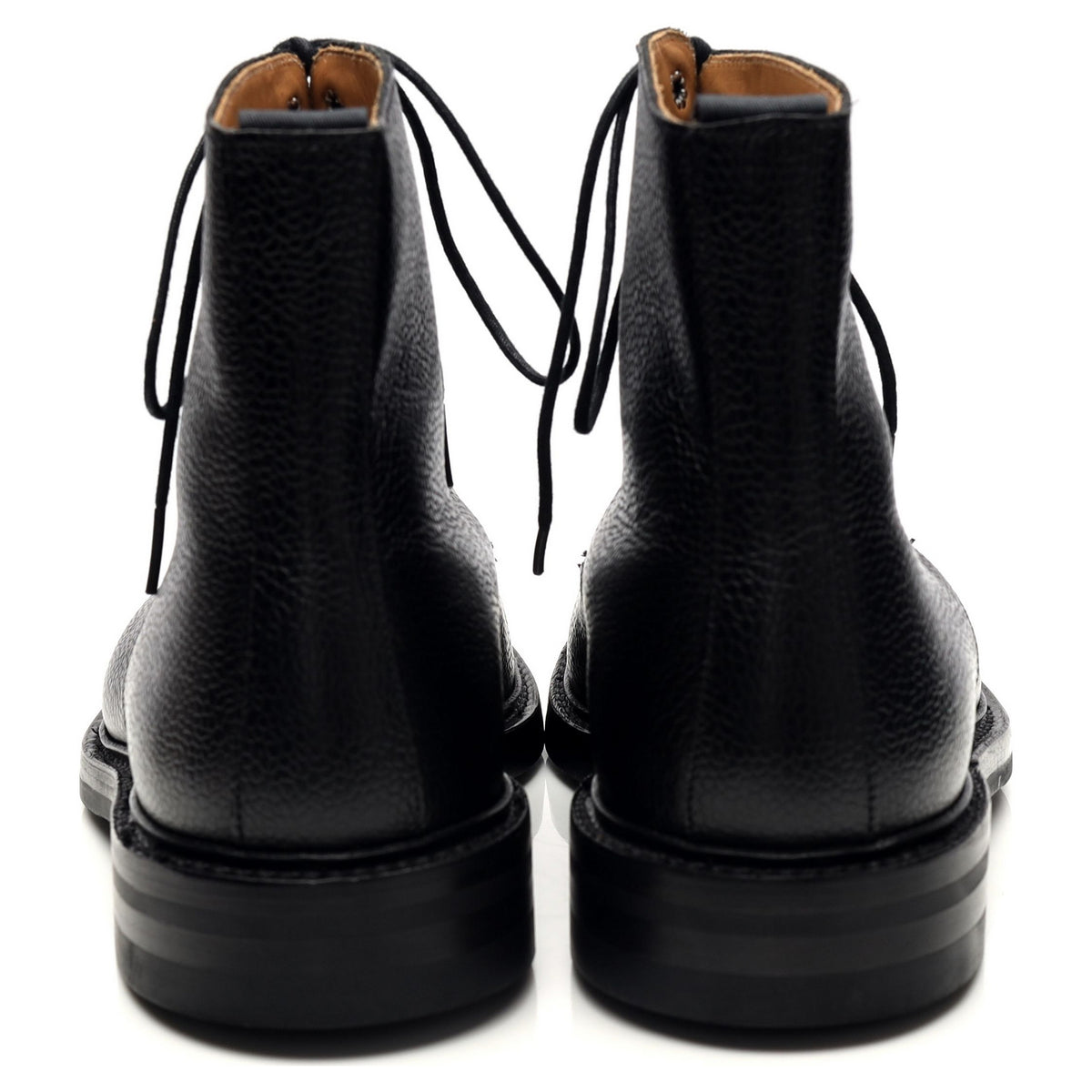 &#39;Coniston&#39; Black Grain Leather Boots UK 7 E