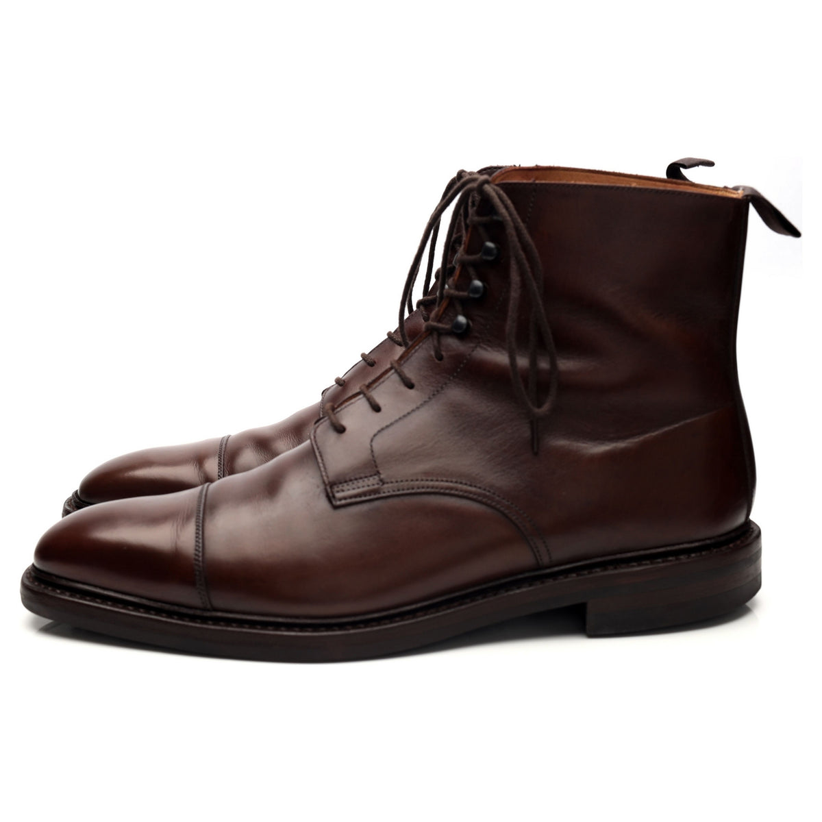 &#39;Northcote&#39; Dark Brown Leather Boots UK 9.5 E