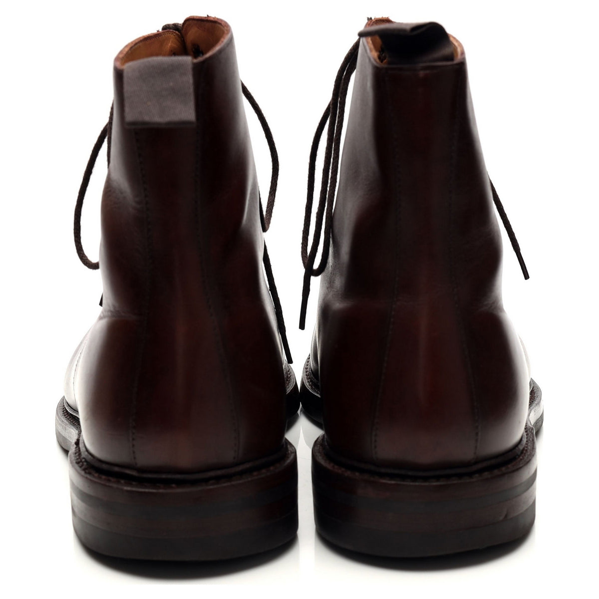 &#39;Northcote&#39; Dark Brown Leather Boots UK 9.5 E