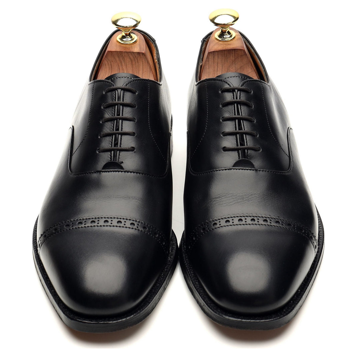 &#39;Renoir II&#39; Black Leather Oxford UK 7 F