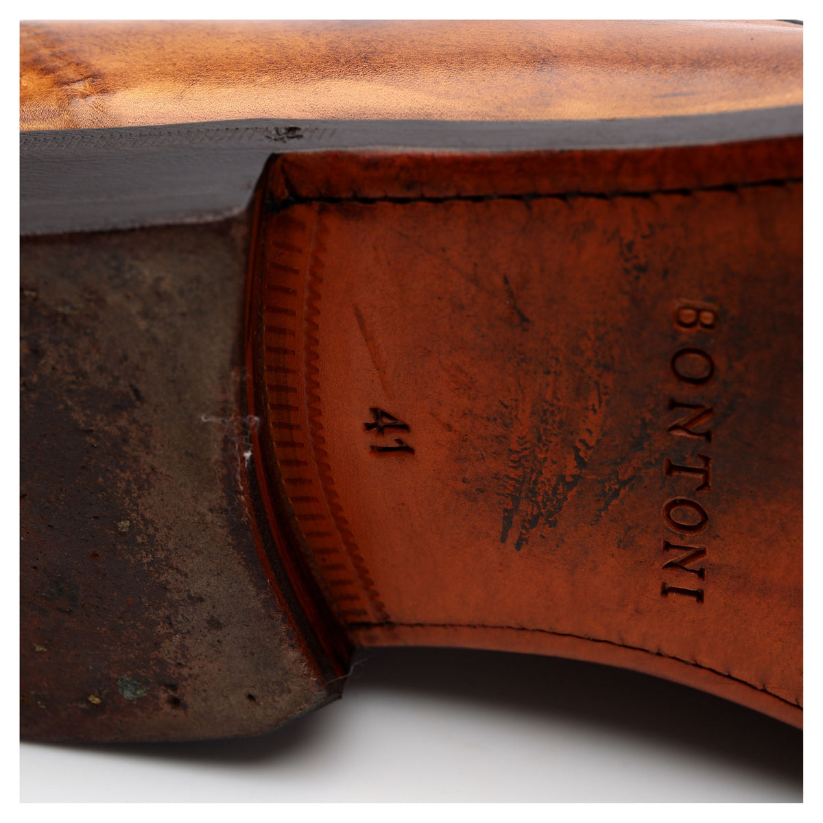 &#39;Antonio&#39; Tan Brown Leather Loafers UK 7 EU 41