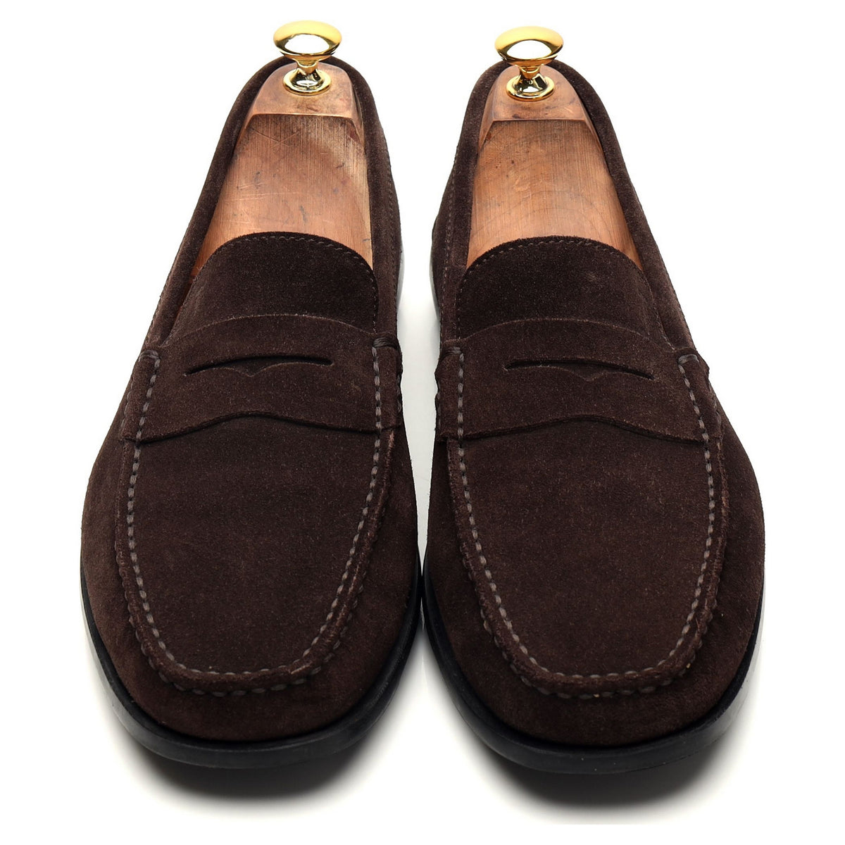 Brown Suede Loafers UK 10
