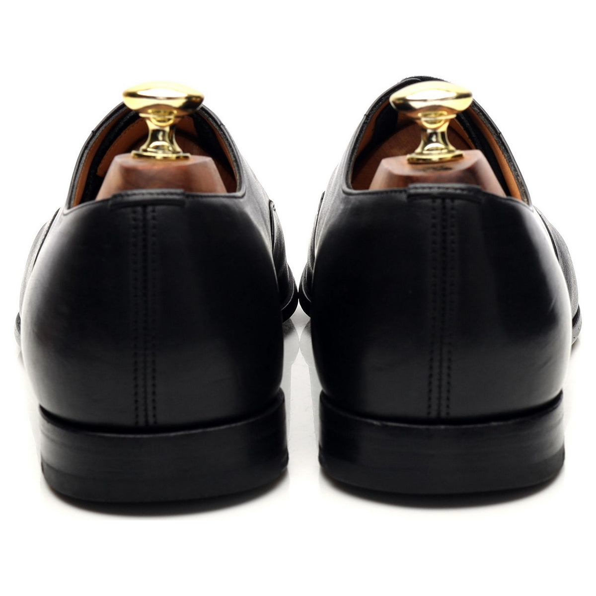 &#39;Dingley&#39; Black Leather Oxford UK 7 F