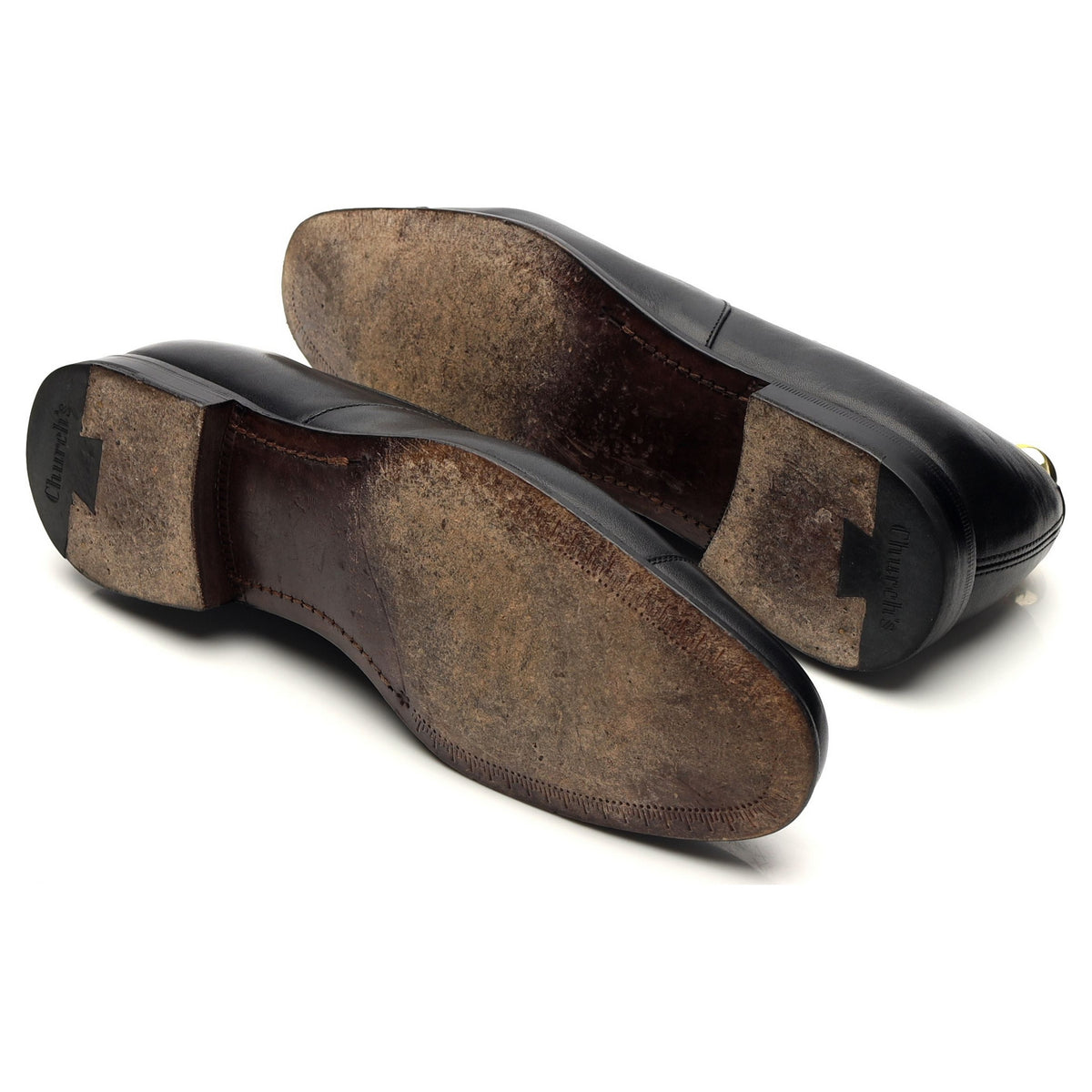 &#39;Dingley&#39; Black Leather Oxford UK 7 F