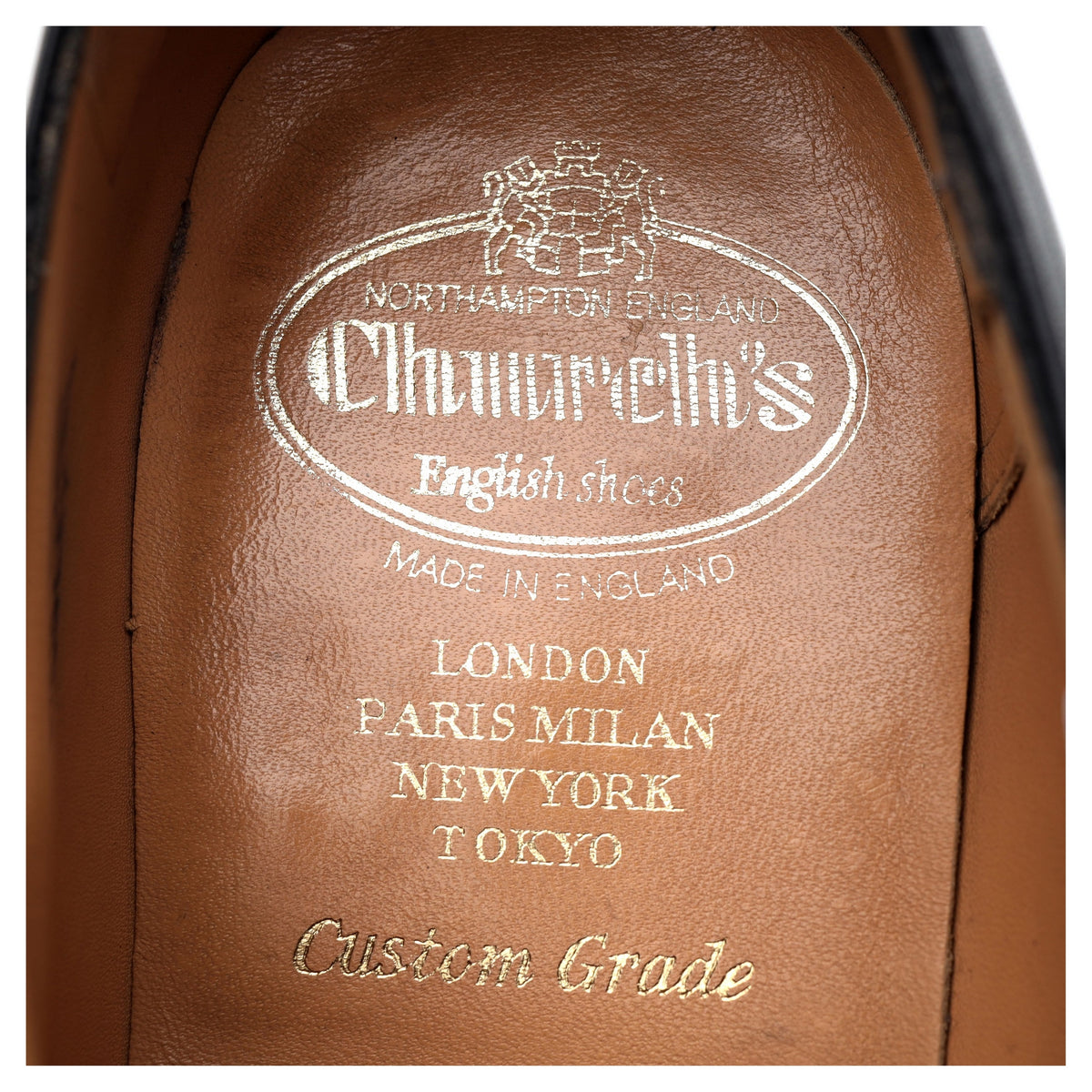 &#39;Dingley&#39; Black Leather Oxford UK 7 F