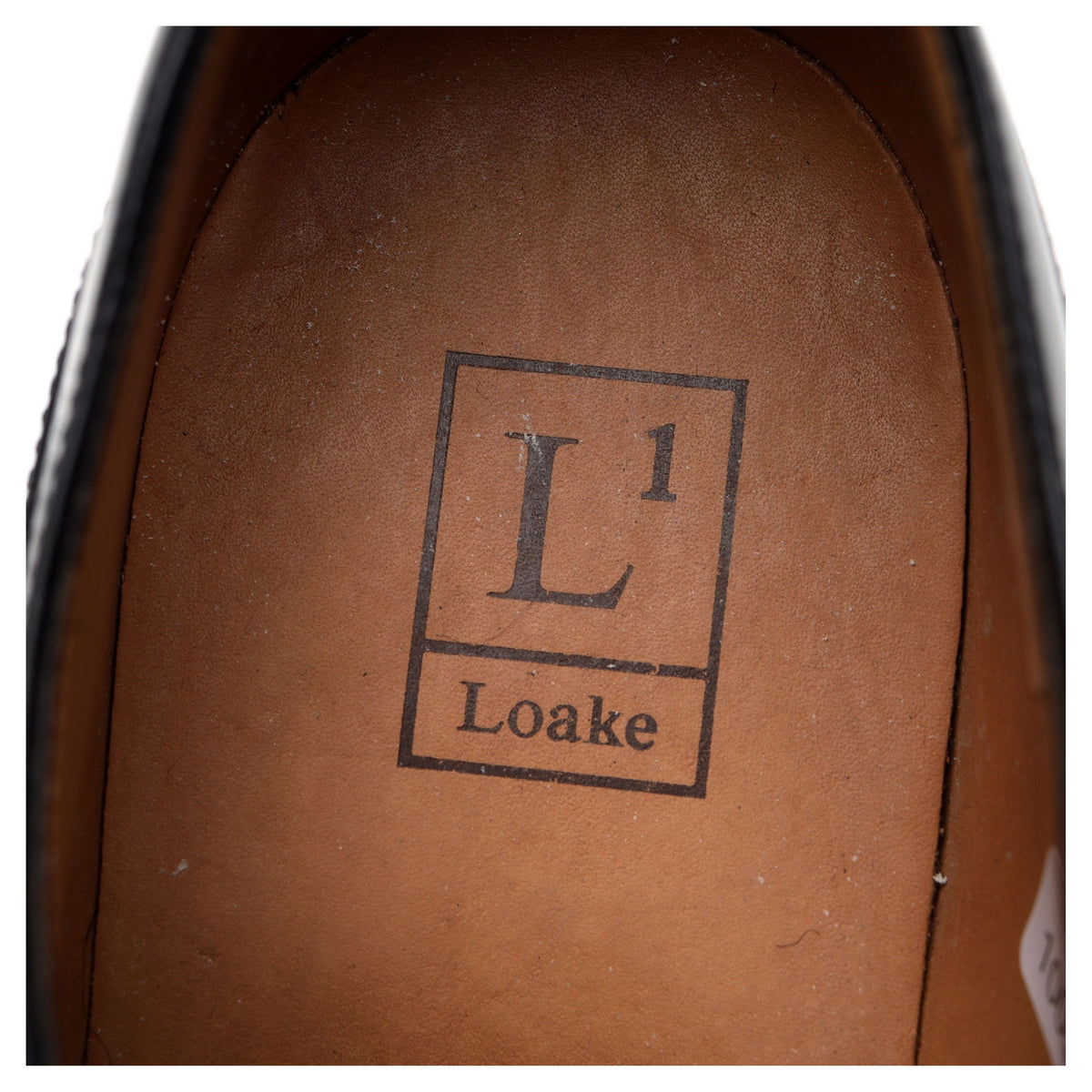 &#39;200B&#39; Black Leather Oxford UK 7.5 G