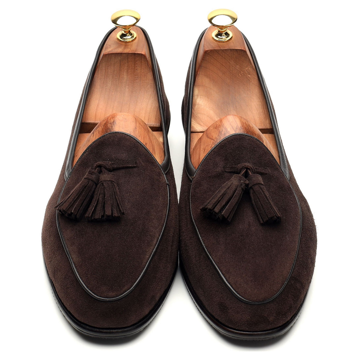 &#39;Sagan Classic&#39; Brown Suede Tassel Loafer UK 9 / UK 9.5