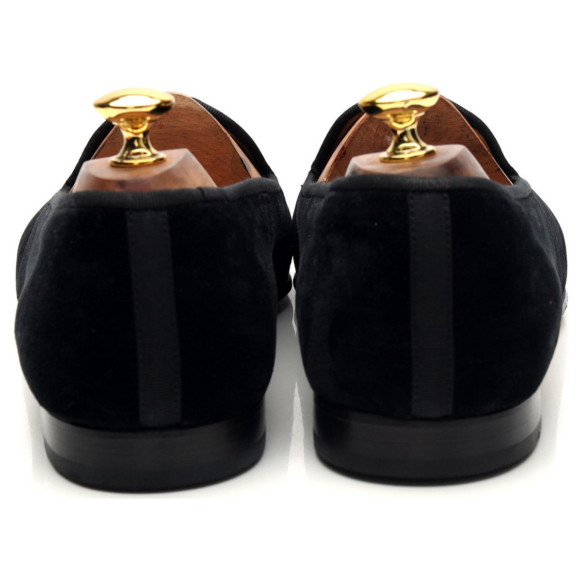 Black Velvet Slippers UK 10.5