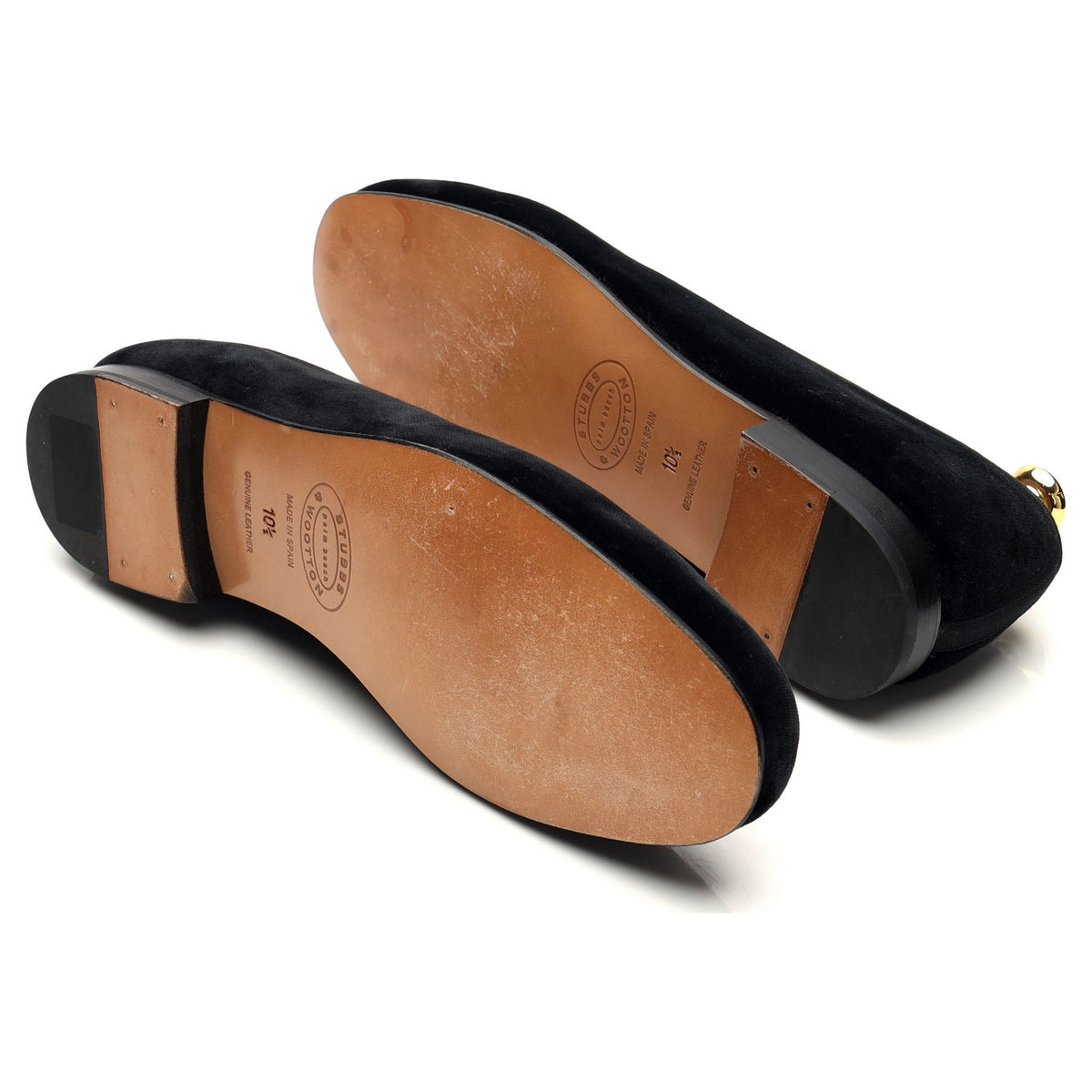 Black Velvet Slippers UK 10.5