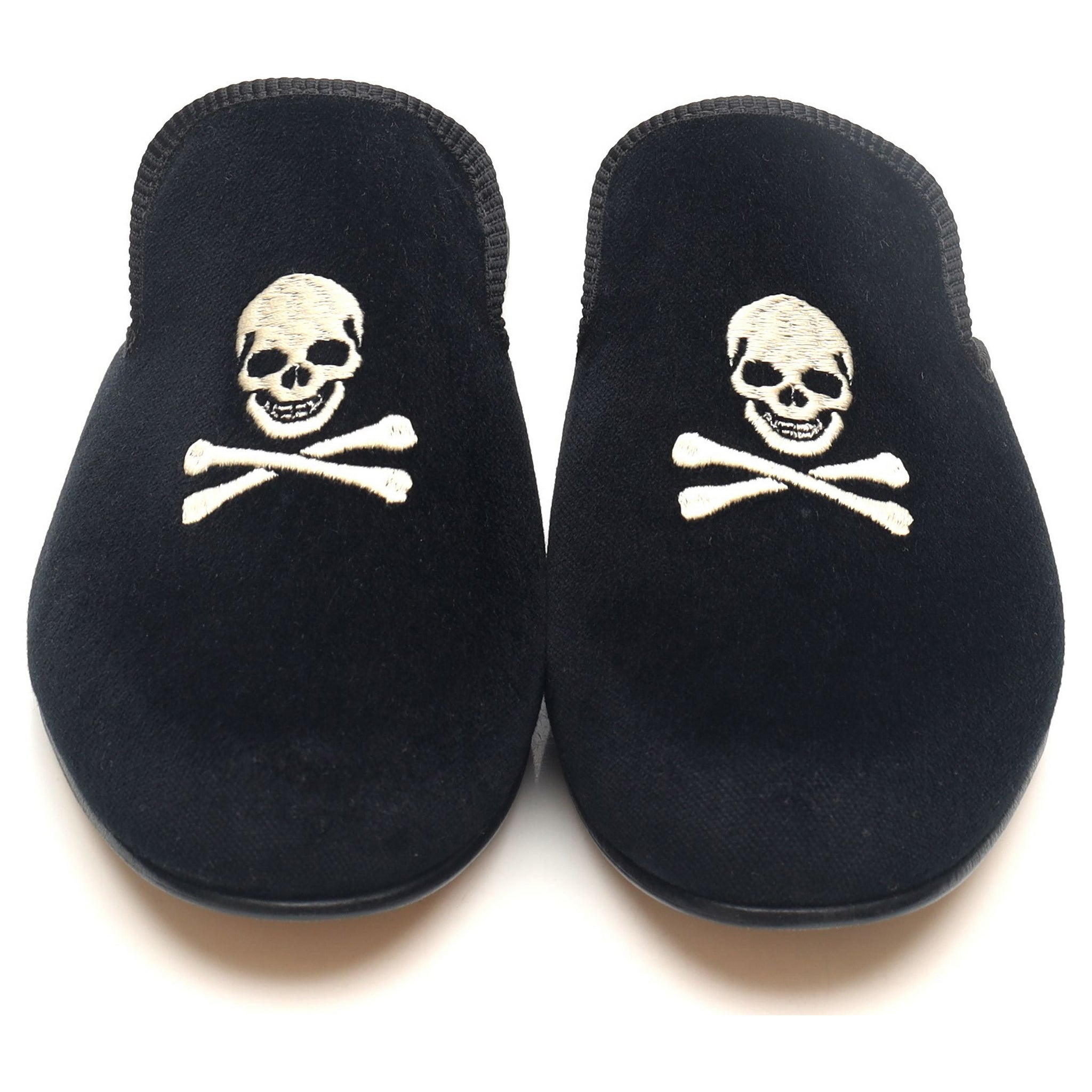 Skull hot sale slippers mens