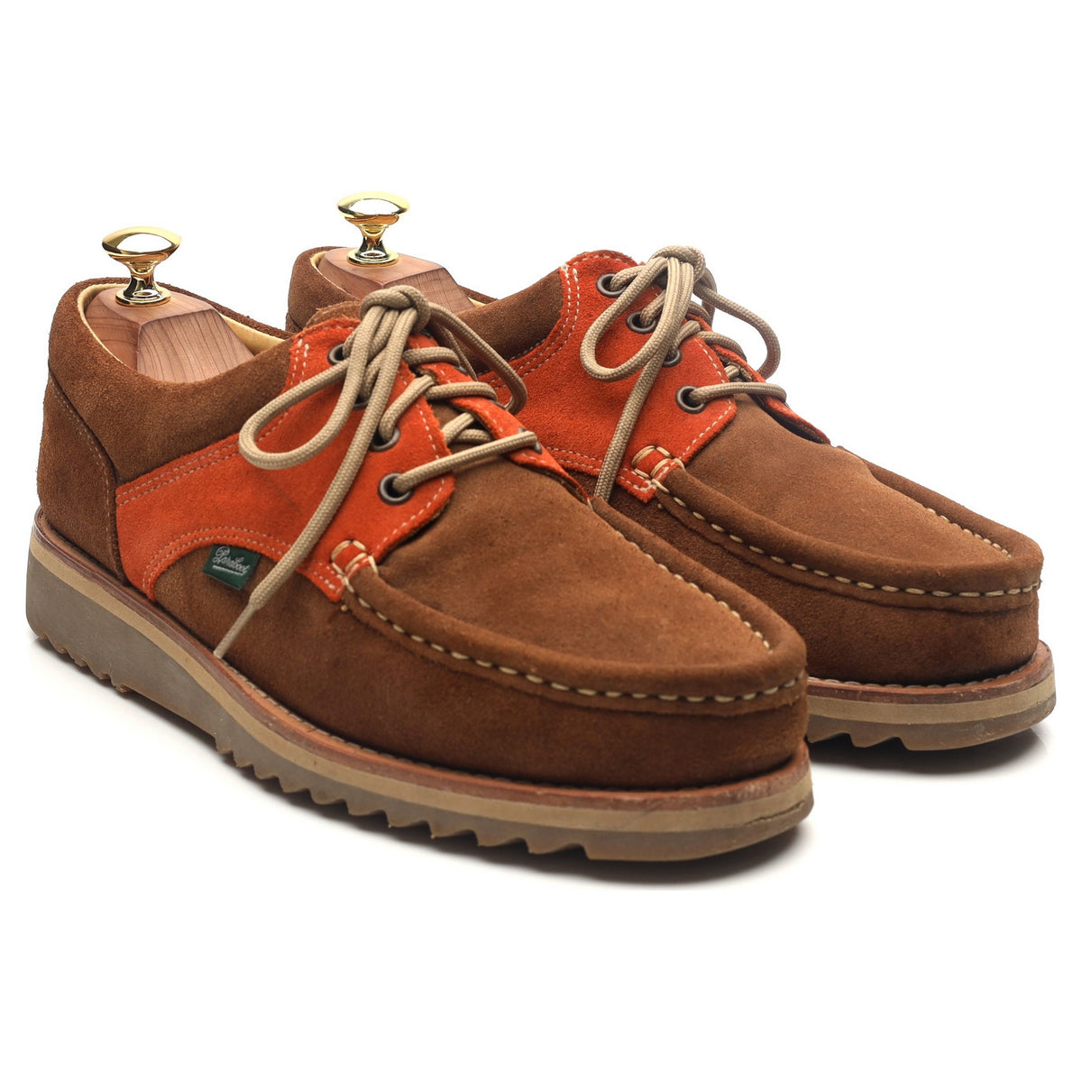 &#39;Thiers&#39; Brown Suede Deck Shoes UK 8