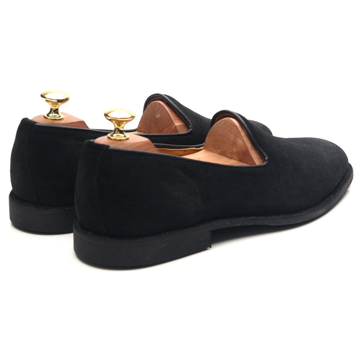 Black Suede Loafers UK 8