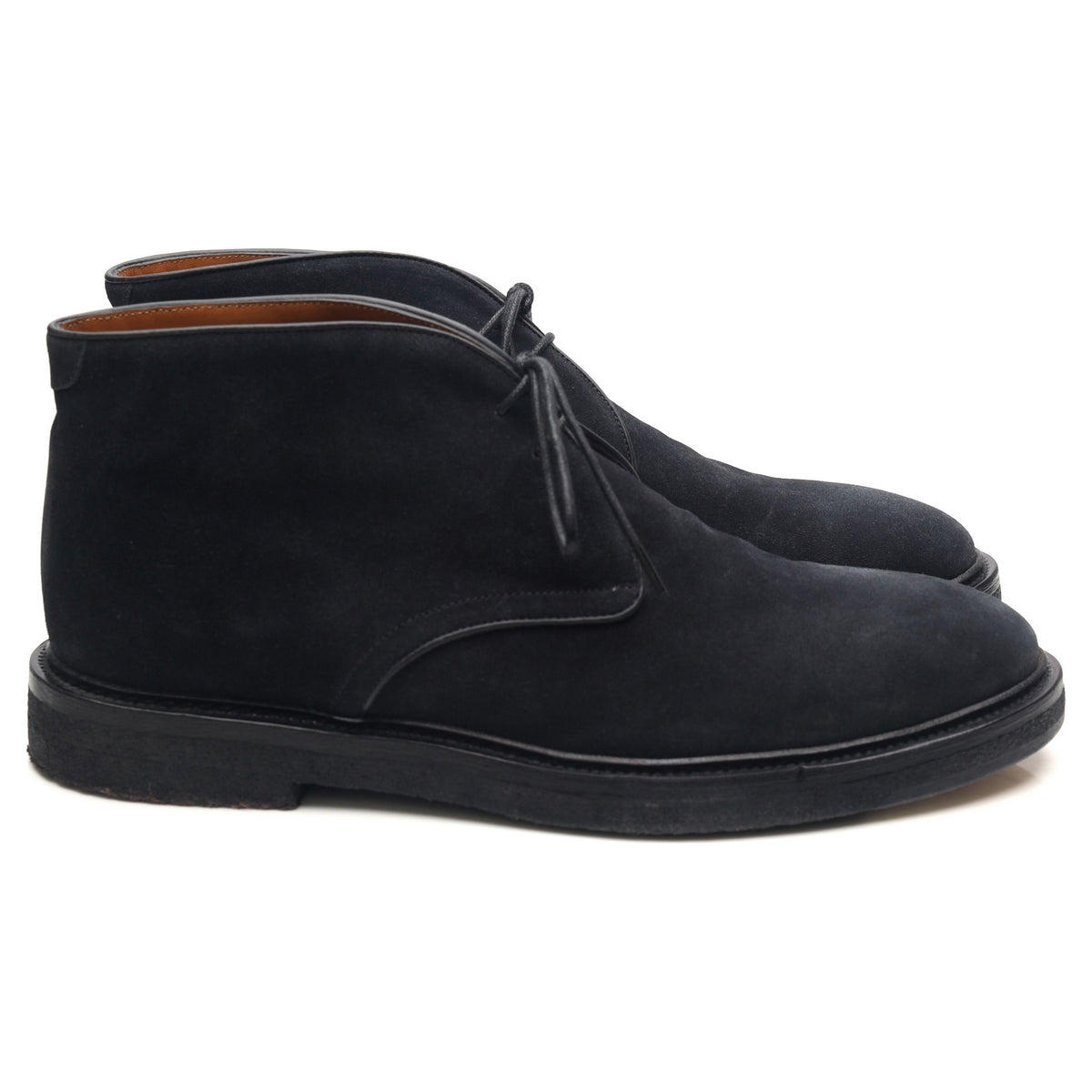 Navy Blue Suede Chukka Boots UK 8.5