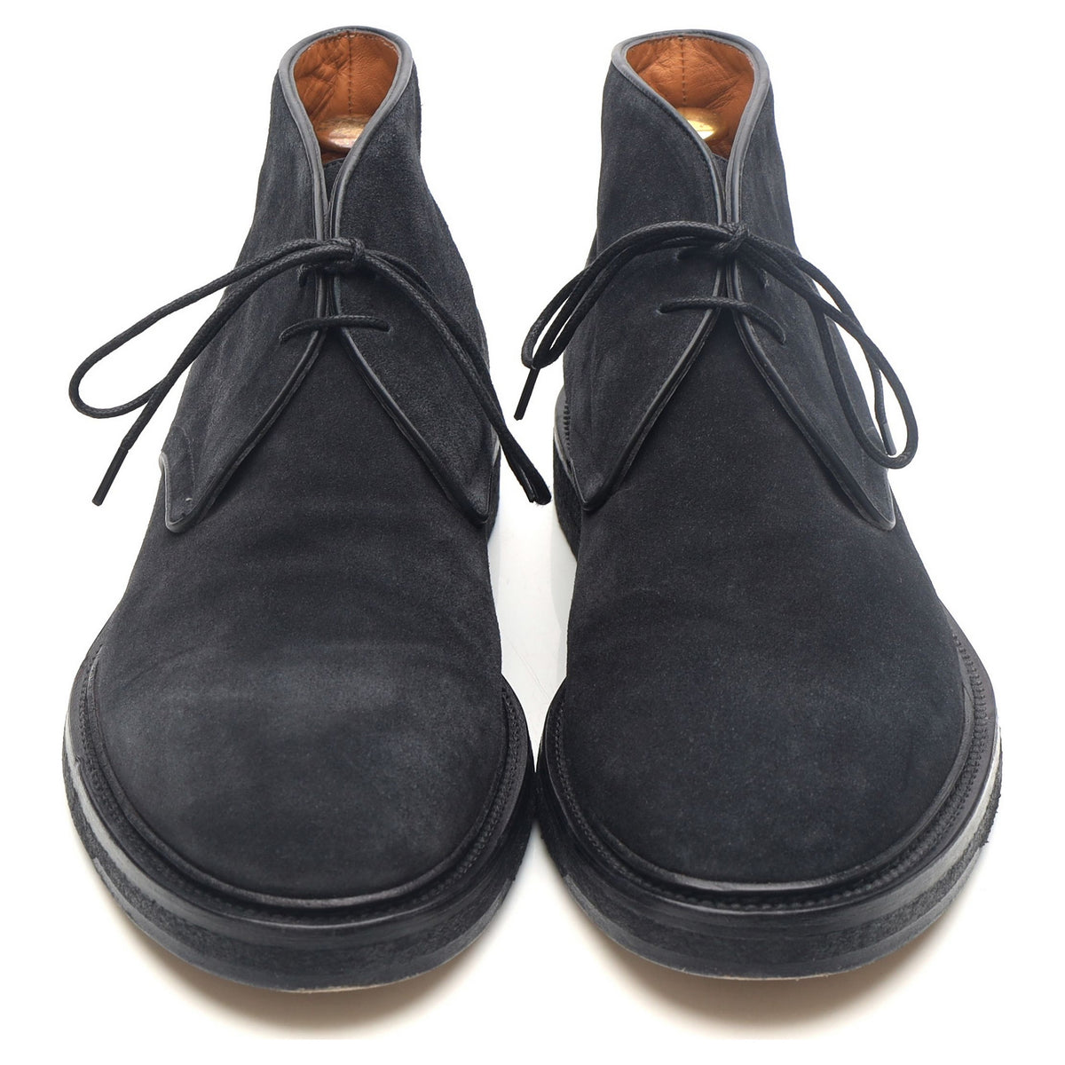 Navy Blue Suede Chukka Boots UK 8.5