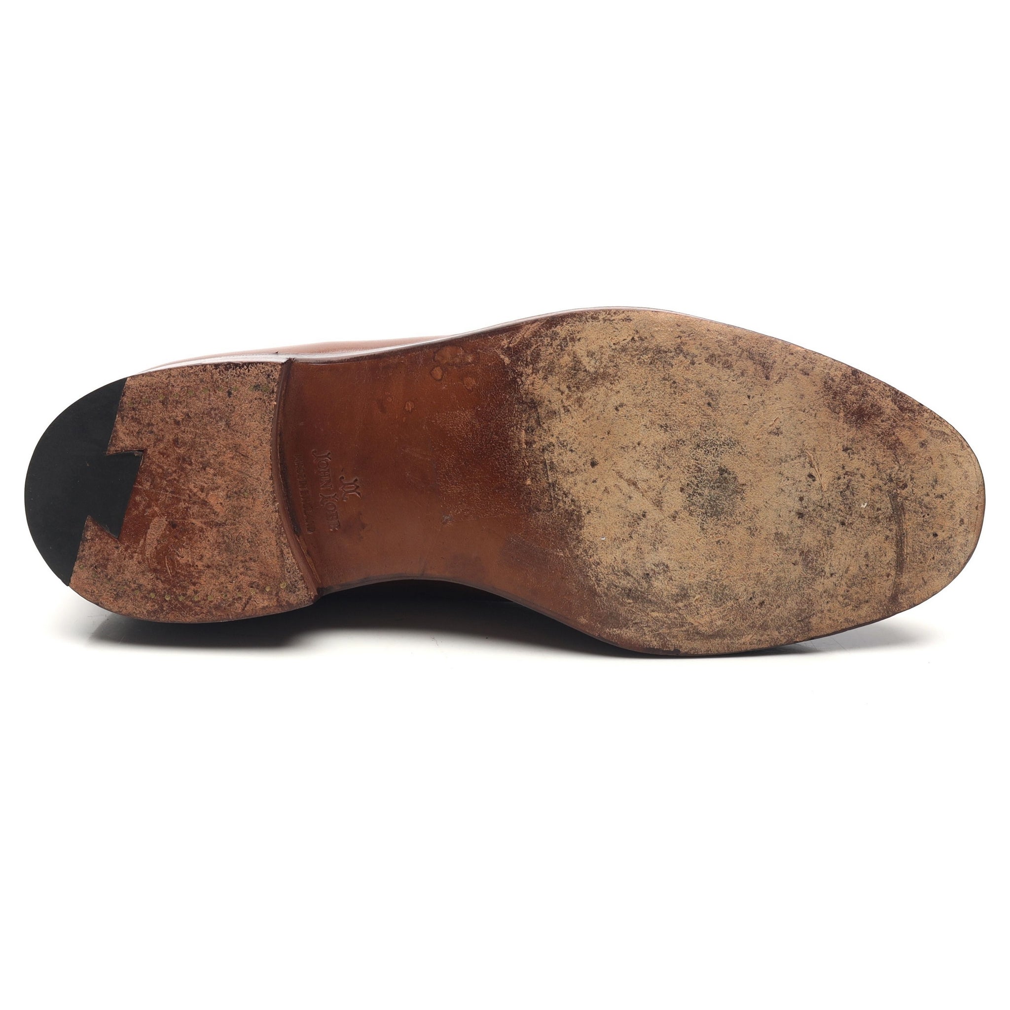 Barros' Brown Leather Split Toe Derby UK 8.5 EE - Abbot's Shoes