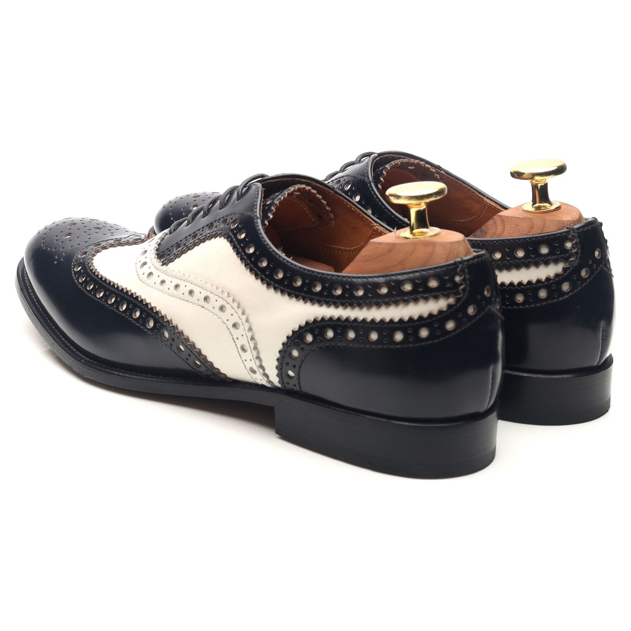 Ladies navy sale brogues uk