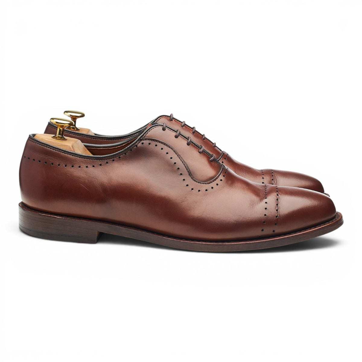'Vernon' Brown Leather Oxford UK 8.5 US 9.5 E