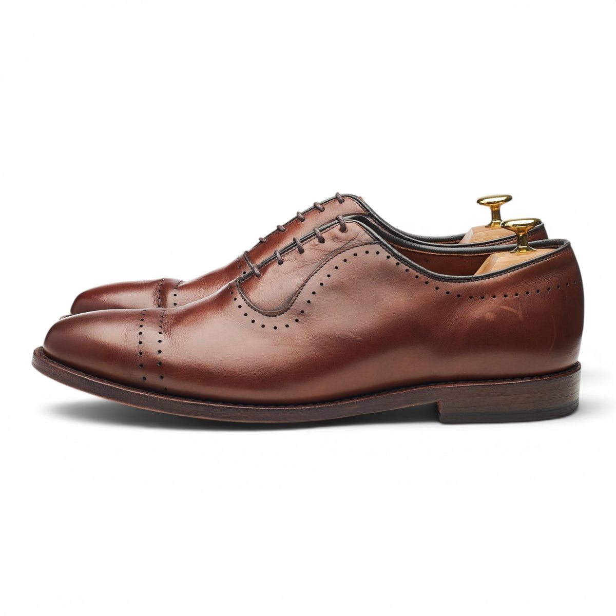 'Vernon' Brown Leather Oxford UK 8.5 US 9.5 E