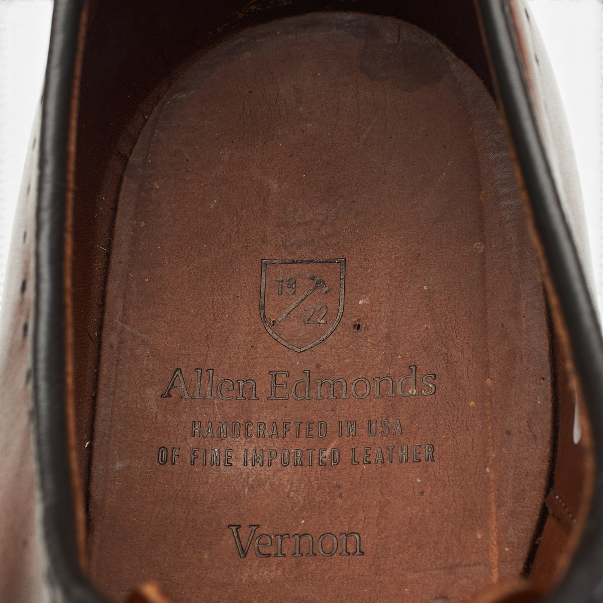 'Vernon' Brown Leather Oxford UK 8.5 US 9.5 E