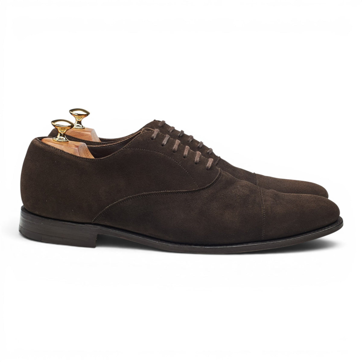 Royal Collection Dark Brown Suede Oxford UK 10.5 F