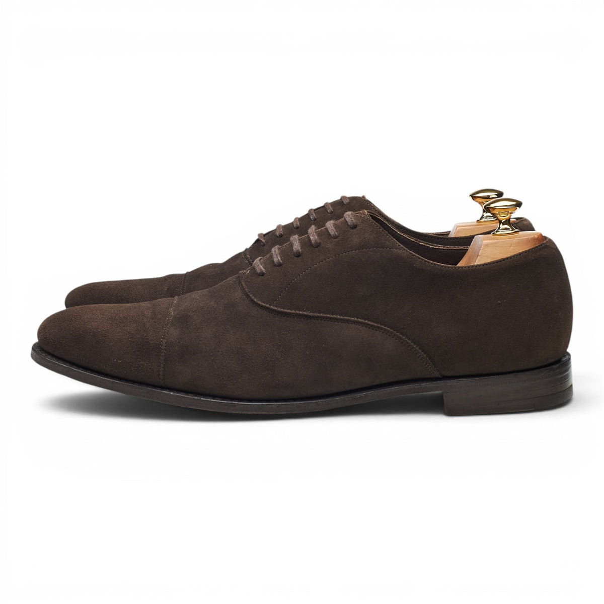 Royal Collection Dark Brown Suede Oxford UK 10.5 F