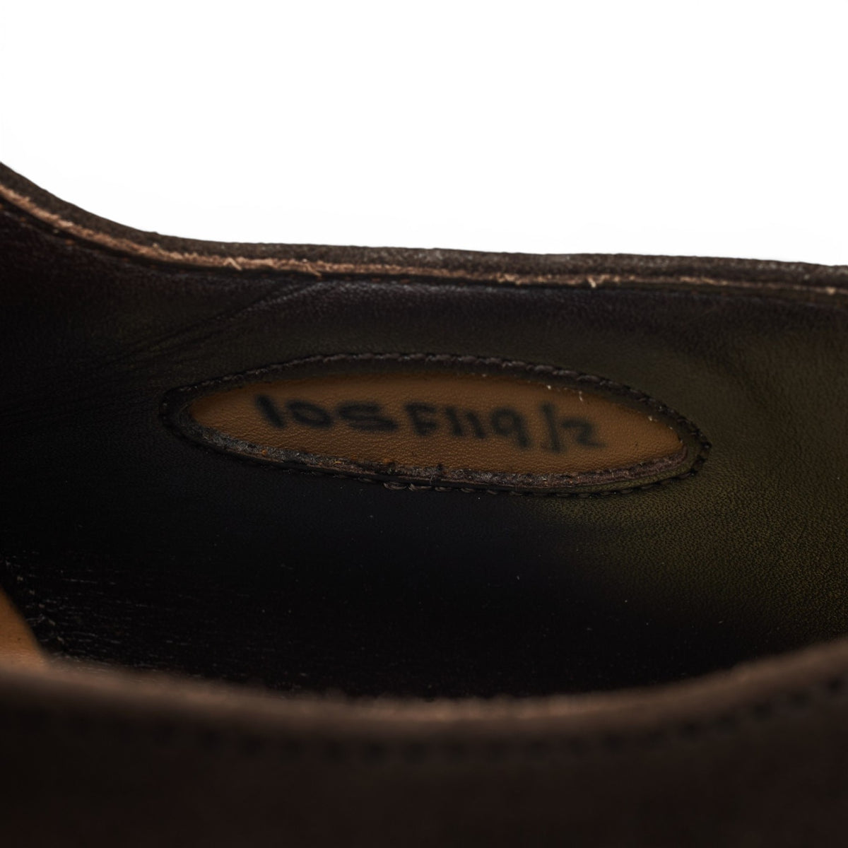 Royal Collection Dark Brown Suede Oxford UK 10.5 F