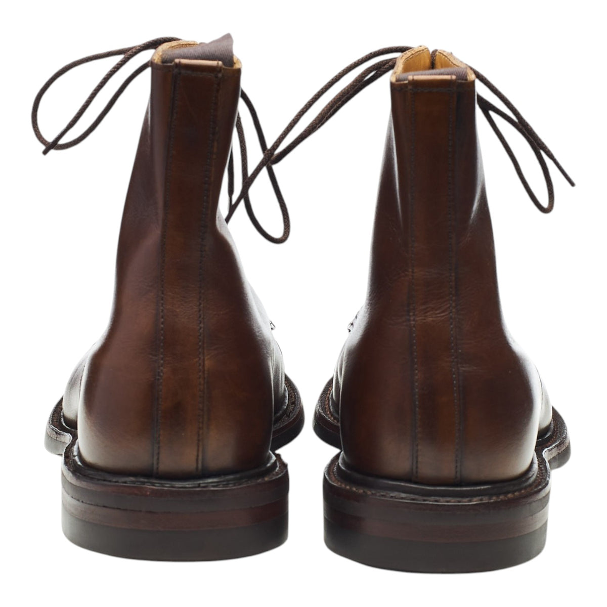 Women's 'Jane' Brown Leather Boots UK 6 C