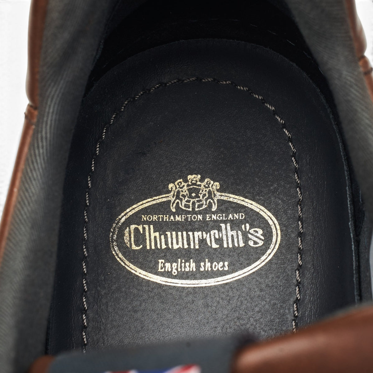 'Mirfield 2' Brown Leather Sneakers UK 8