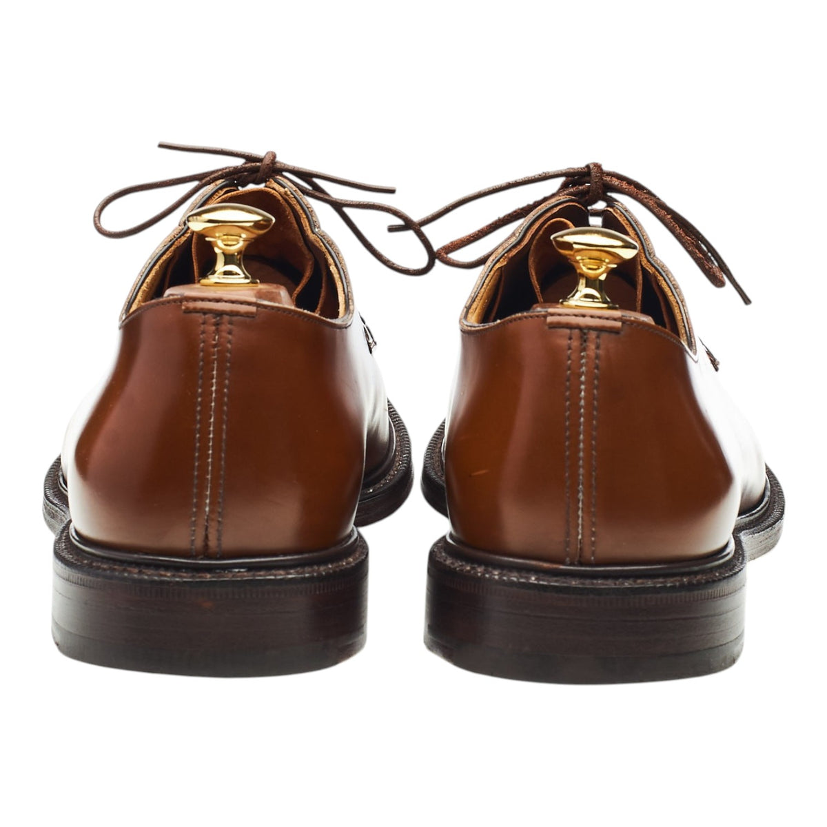'Shannon' Tan Brown Leather Derby UK 10.5 F