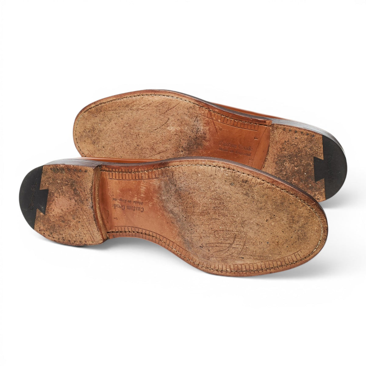 'Shannon' Tan Brown Leather Derby UK 10.5 F
