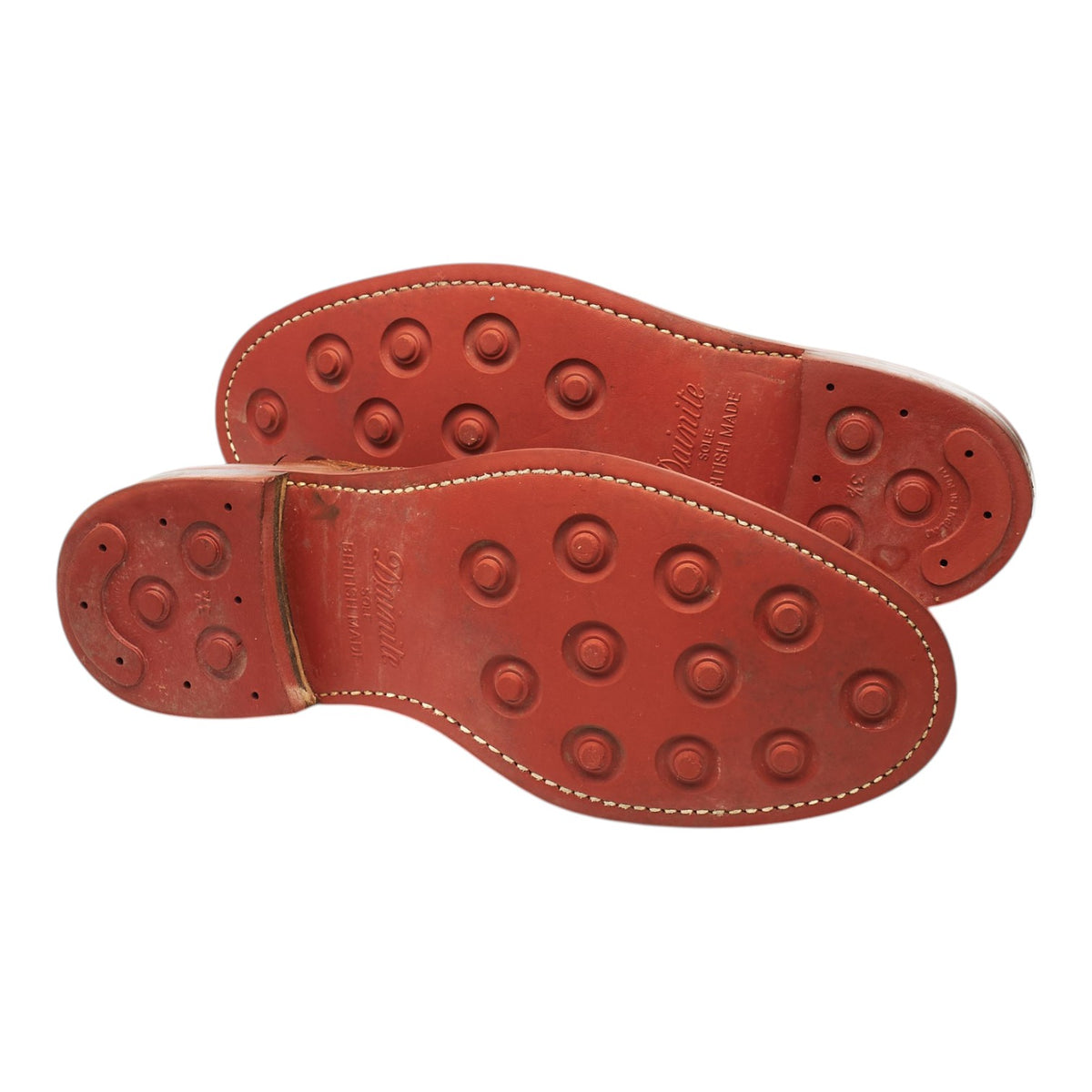 1880 'Worton' Brown Leather Derby Brogues UK 9 G