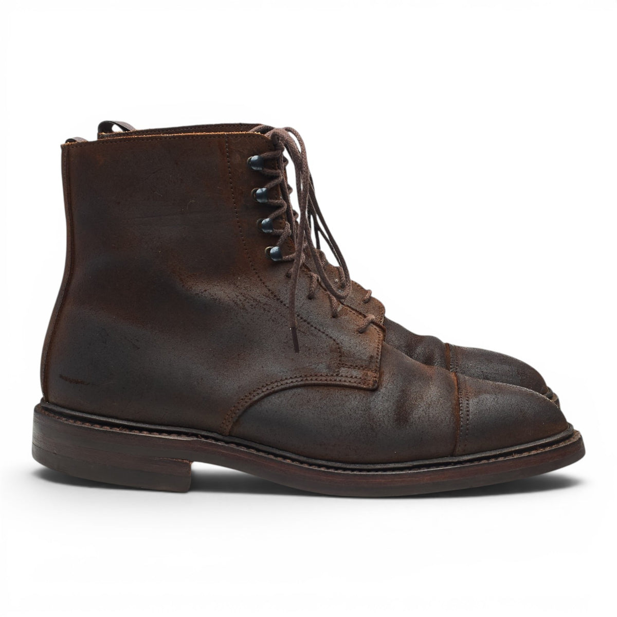 'Coniston' Dark Brown Rough-Out Suede Boots UK 6 E