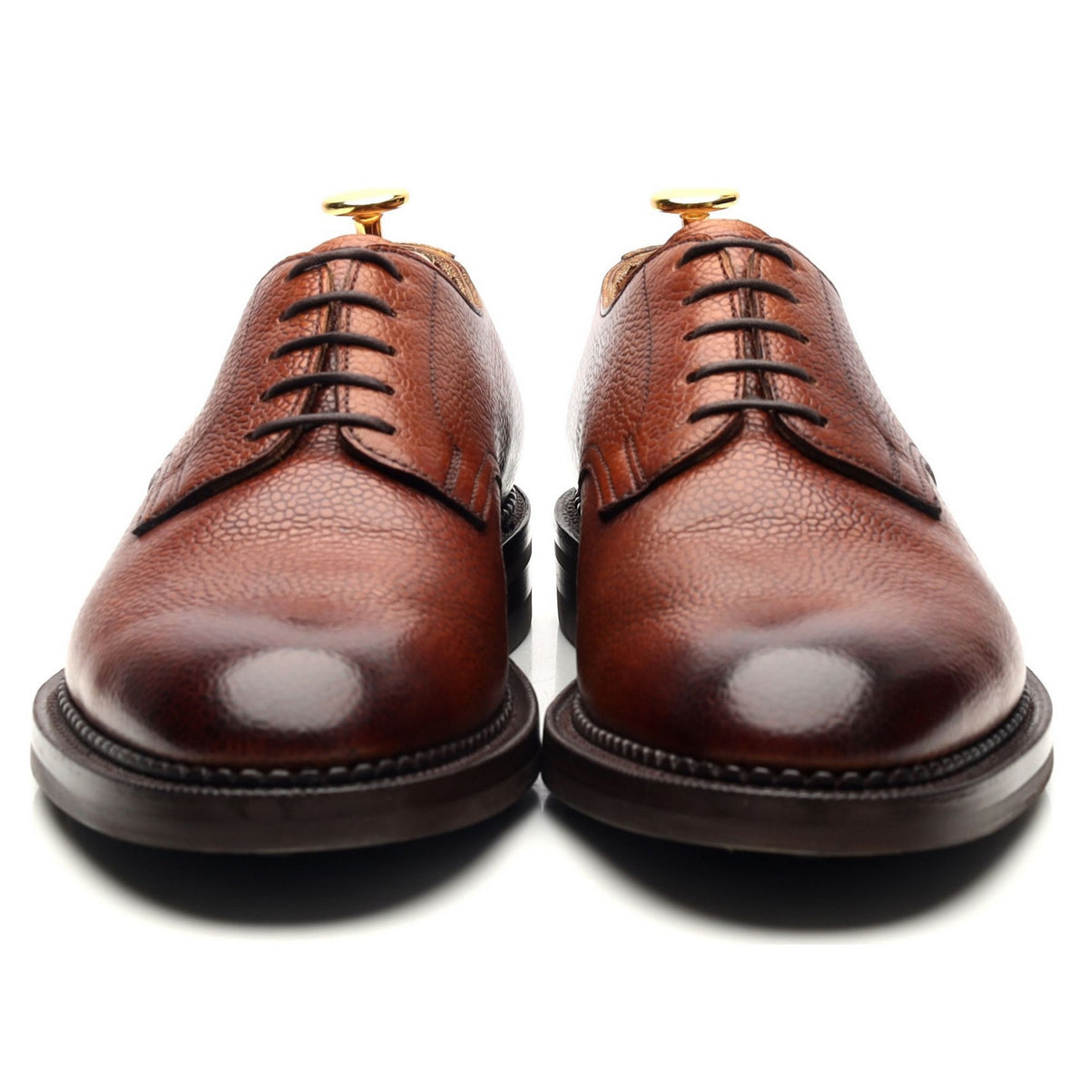 &#39;Windermere&#39; Rosewood Brown Leather Derby UK 6 E