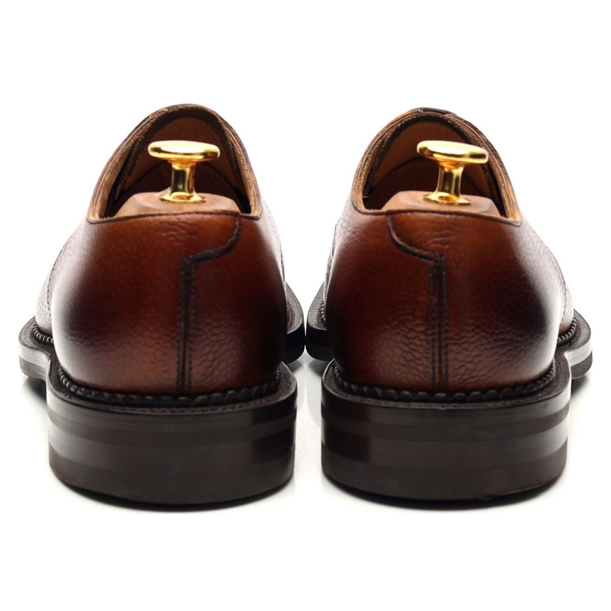 &#39;Windermere&#39; Rosewood Brown Leather Derby UK 6 E