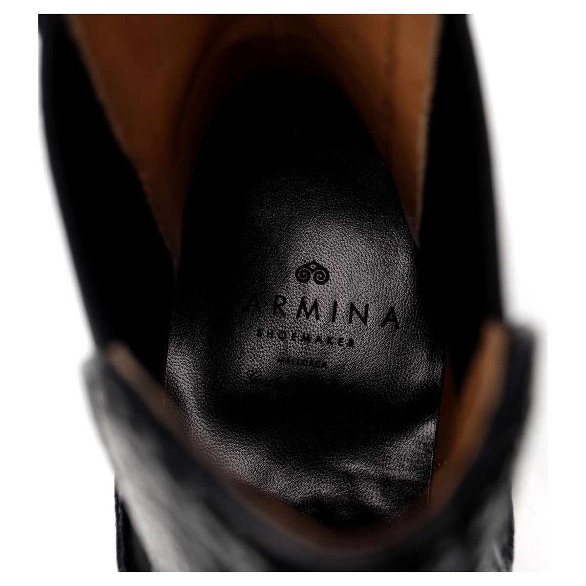&#39;80306&#39; Black Braided Leather Chelsea Boots UK 10.5 - 12