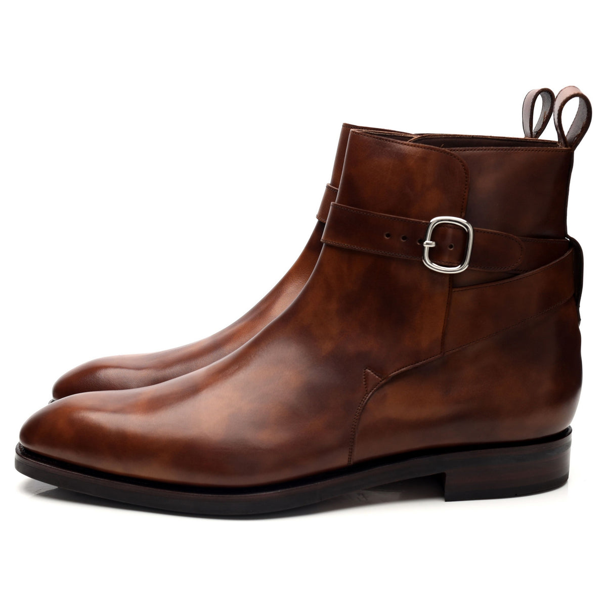 &#39;865&#39; Brown Museum Leather Jodhpur Boots UK 7 - 12