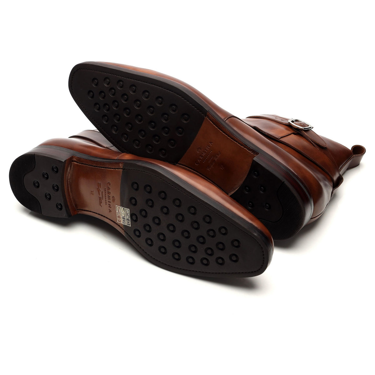 &#39;865&#39; Brown Museum Leather Jodhpur Boots UK 7 - 12