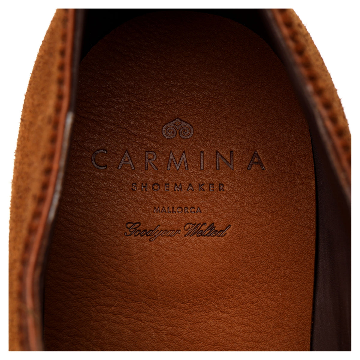 &#39;80516&#39; Tan Brown Suede Ghillie Brogues UK 10