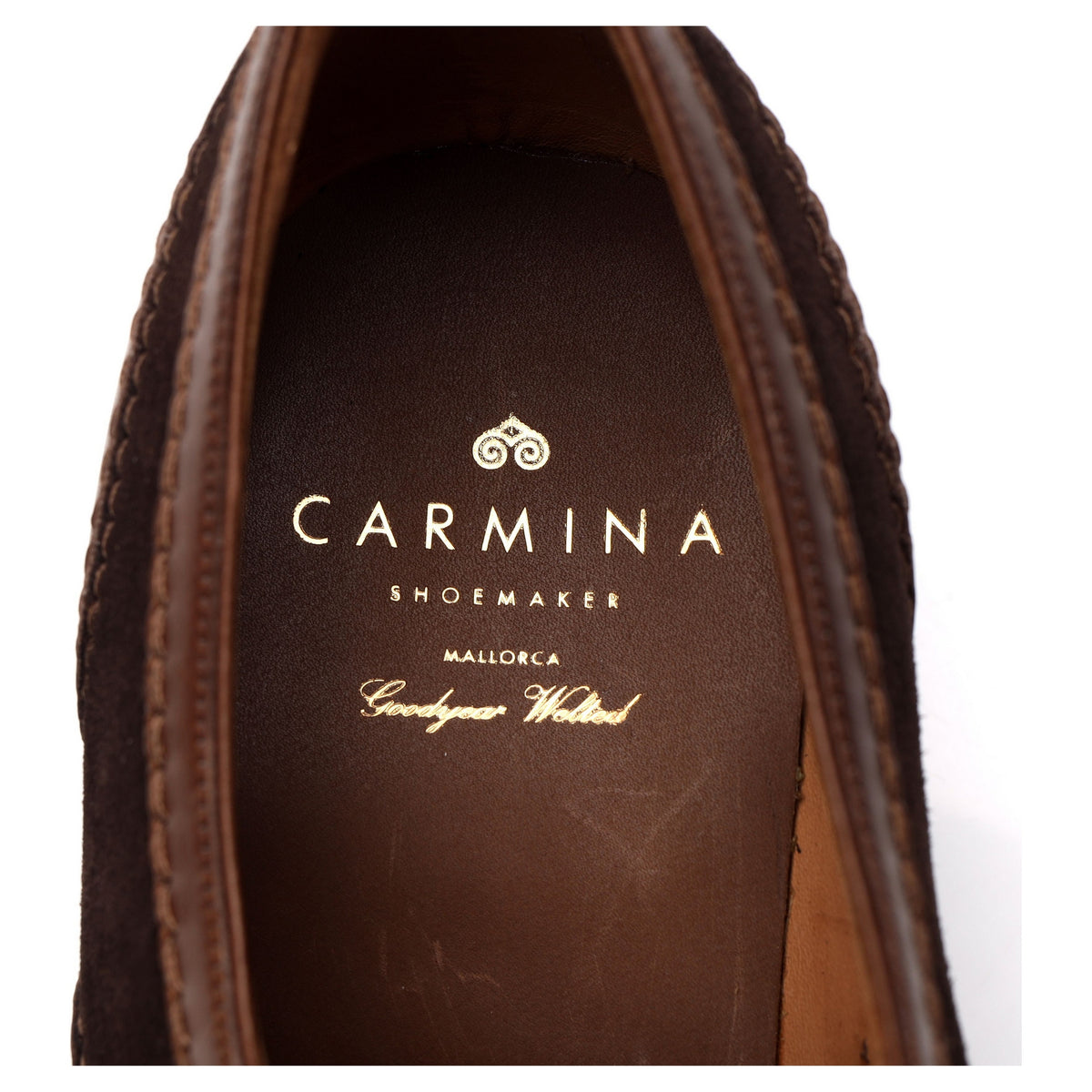 &#39;80716&#39; Brown Leather / Suede Derby UK 7 - 12