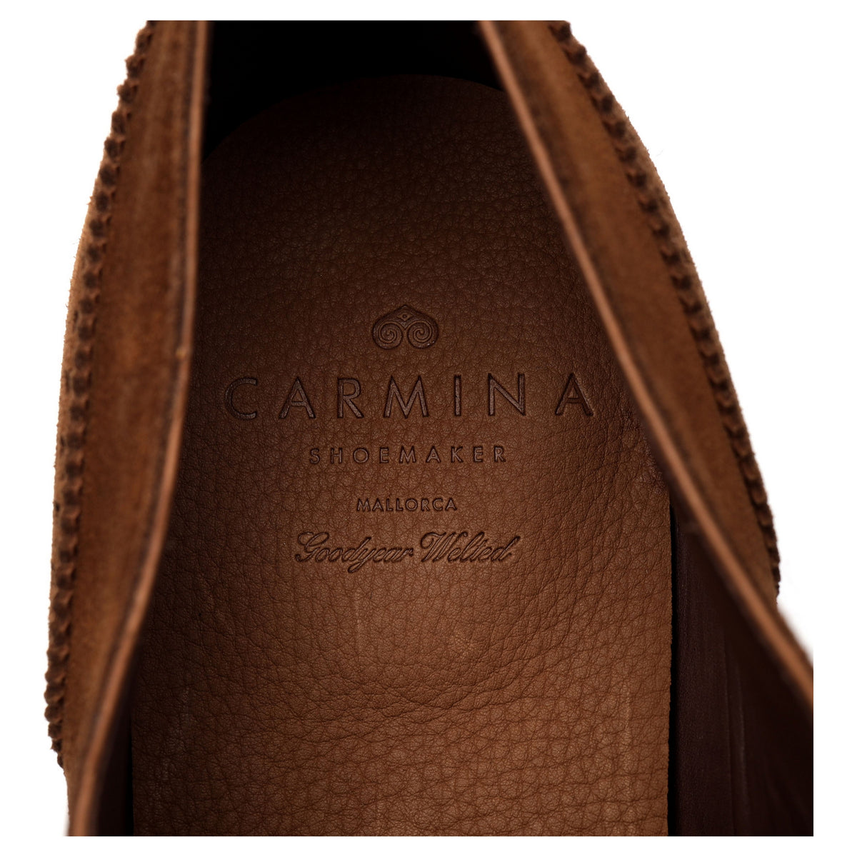 &#39;80254&#39; Snuff Brown Suede Derby Brogues UK 7 - 9.5