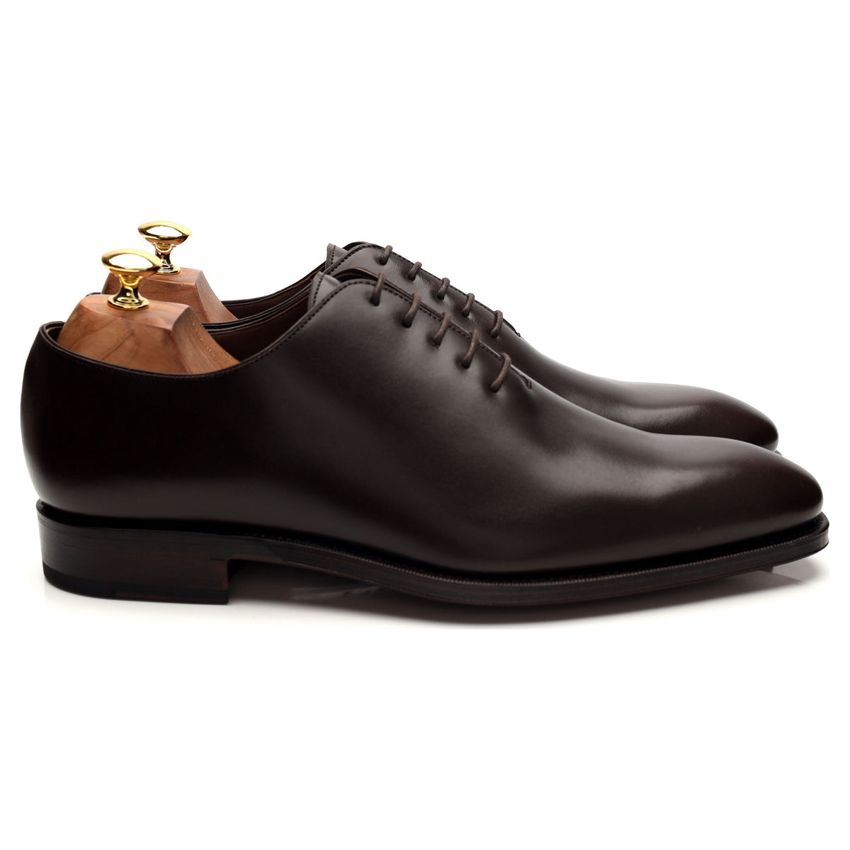 &#39;910&#39; Dark Brown Leather Wholecut Oxford UK 8 - 11