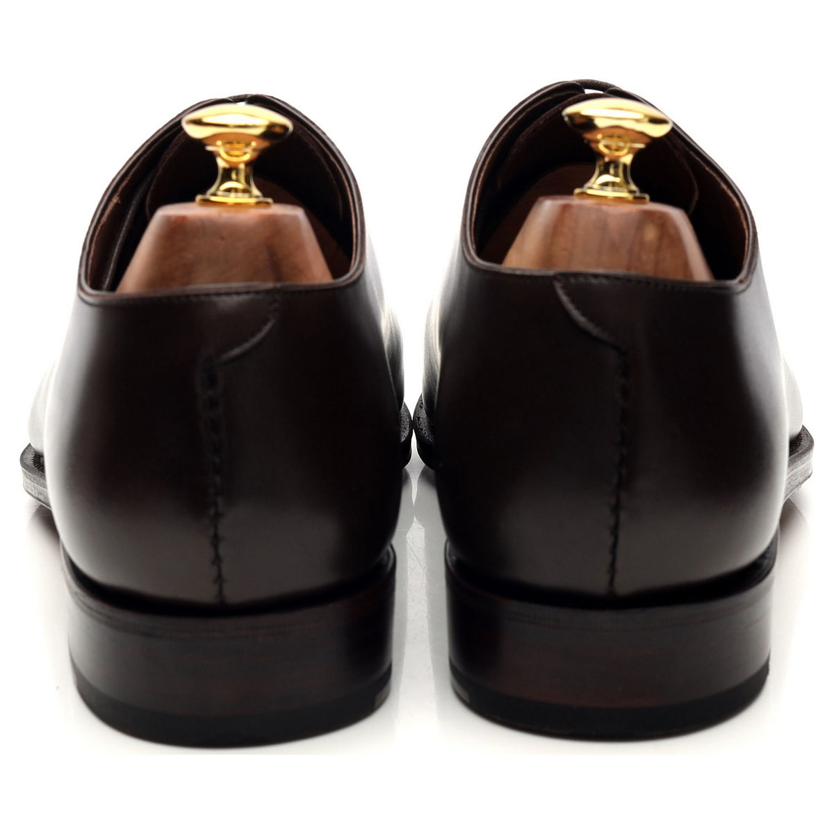 &#39;910&#39; Dark Brown Leather Wholecut Oxford UK 8 - 11