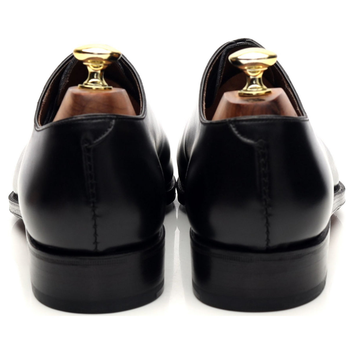 &#39;910&#39; Black Leather Wholecut Oxford UK 7 - 12