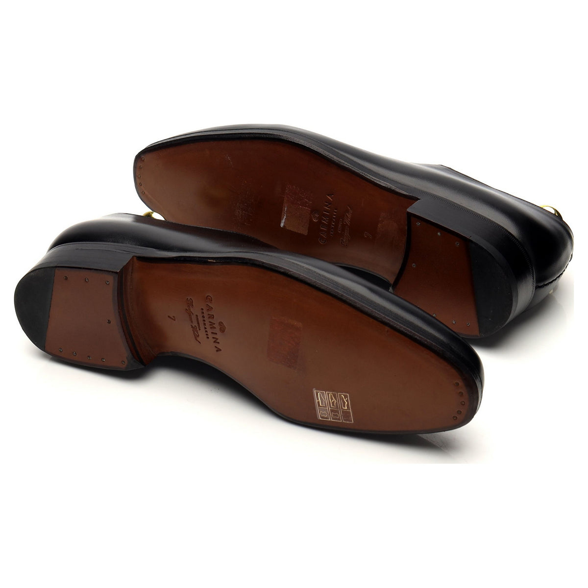 &#39;910&#39; Black Leather Wholecut Oxford UK 7 - 12