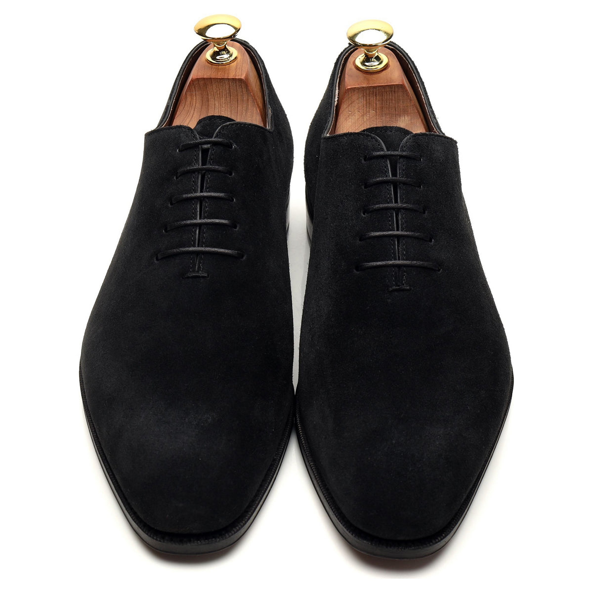 &#39;910&#39; Black Suede Wholecut Oxford UK 7 - 12