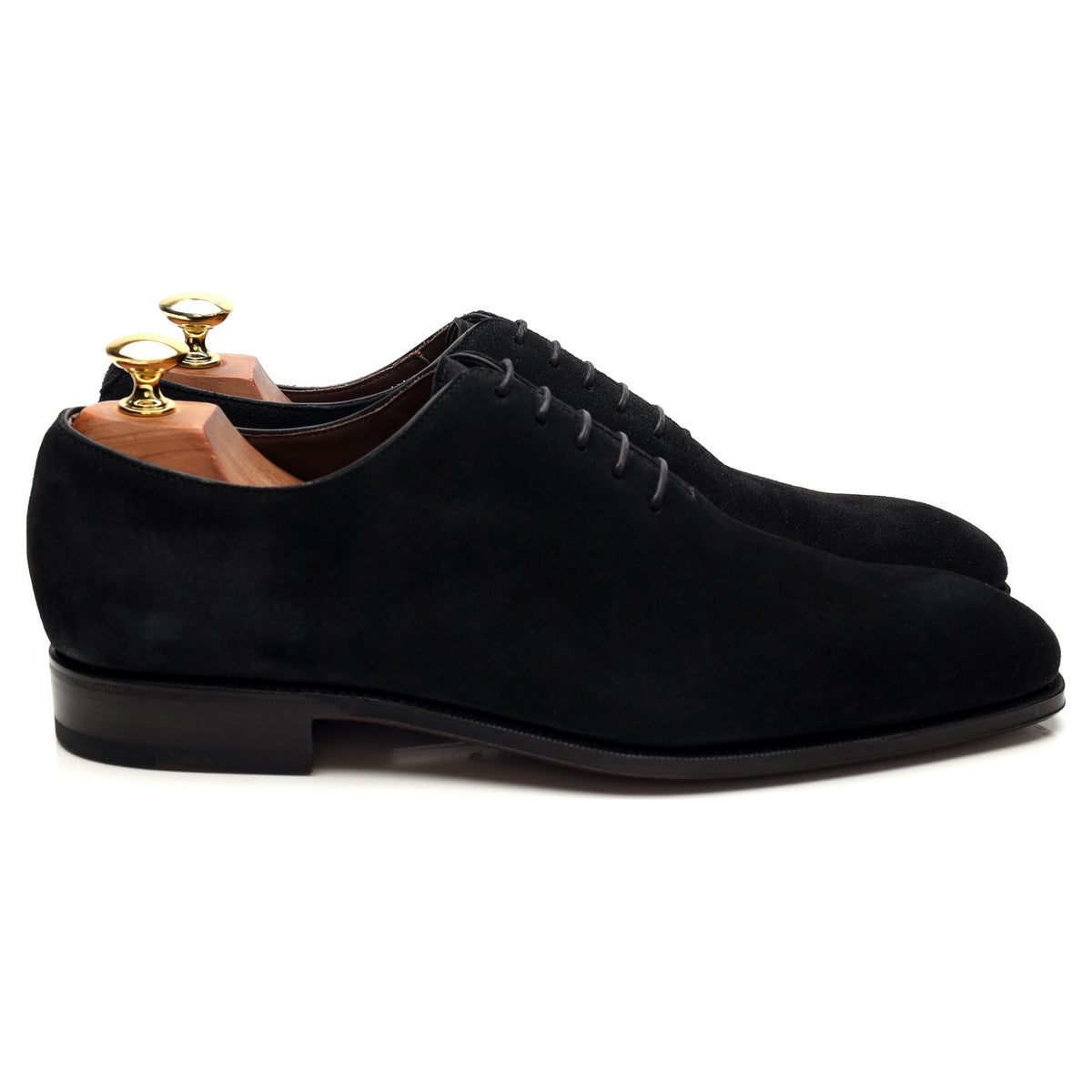 &#39;910&#39; Black Suede Wholecut Oxford UK 7 - 12